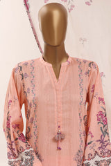 Sada Bahar Stitched 3 Piece Printed Lawn Vol-12 Suit-PR-1178-PEACH