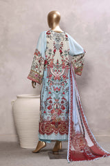 Sada Bahar Stitched 3 Piece Mid Summer Cotton Kaftan Suit-PR-1281-FEROZI