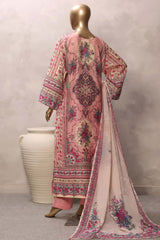 Sada Bahar Stitched 3 Piece Mid Summer Cotton Kaftan Suit-PR-1282-PINK