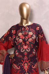Sada Bahar Stitched 3 Piece Mid Summer Cotton Kaftan Suit-PR-1285-JAMNI