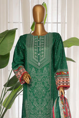Sada Bahar Stitched 3 Piece Printed Lawn Vol-03 Collection'2025-PR-1294-Green