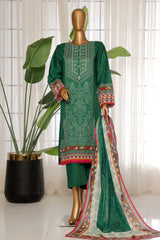 Sada Bahar Stitched 3 Piece Printed Lawn Vol-03 Collection'2025-PR-1294-Green