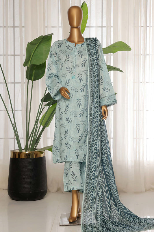 Sada Bahar Stitched 3 Piece Printed Lawn Vol-03 Collection'2025-PR-160-Mint