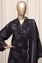 Sada Bahar Stitched 3 Piece Linen Prints Winter Vol-02 Suit-PR-3002-BLACK