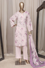 Sada Bahar Stitched 3 Piece Linen Prints Winter Vol-02 Suit-PR-3004-PINK