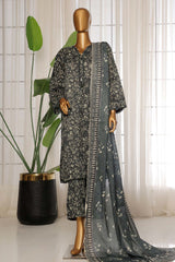 Sada Bahar Stitched 3 Piece Printed Lawn Vol-03 Collection'2025-PR-3291-Dark Green