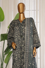 Sada Bahar Stitched 3 Piece Printed Lawn Vol-03 Collection'2025-PR-3291-Dark Green