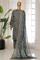 Sada Bahar Stitched 3 Piece Printed Lawn Vol-03 Collection'2025-PR-3291-Dark Green