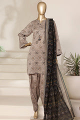 Sada Bahar Stitched 3 Piece Printed With Shalwar-Pr-3927-Skin