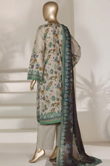 Sada Bahar Stitched 3 Piece Printed Lawn Vol-03 Suit-PR-4492-SKIN