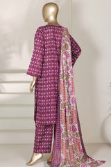 Sada Bahar Stitched 3 Piece Printed Lawn Vol-03 Suit-PR-82 B-PINK