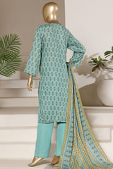 Sada Bahar Stitched 3 Piece Printed Lawn Vol-09 Suit-PR-91-PISTA