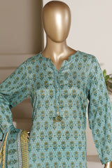 Sada Bahar Stitched 3 Piece Printed Lawn Vol-09 Suit-PR-91-PISTA