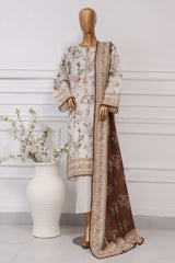 Sada Bahar Stitched 3 Piece Printed Lawn Vol-04 Collection'2025-PR-9511-Azure