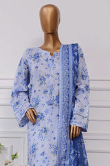 Sada Bahar Stitched 3 Piece Printed Lawn Vol-04 Collection'2025-PR-9551-Ferozi