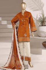 Sada Bahar Stitched 3 Piece Printed Lawn Vol-08 Suit-PR-992-GOLDEN