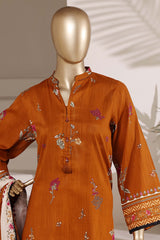 Sada Bahar Stitched 3 Piece Printed Lawn Vol-08 Suit-PR-992-GOLDEN