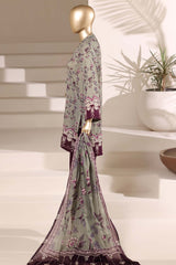 Sada Bahar Stitched 3 Piece Printed Lawn Vol-08 Suit-PR-993-GREEN