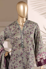 Sada Bahar Stitched 3 Piece Printed Lawn Vol-08 Suit-PR-993-GREEN