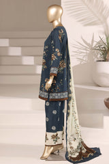 Sada Bahar Stitched 3 Piece Printed Lawn Vol-08 Suit-PR-994-BLUE
