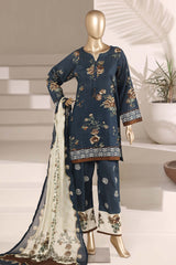 Sada Bahar Stitched 3 Piece Printed Lawn Vol-08 Suit-PR-994-BLUE