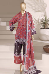 Sada Bahar Stitched 3 Piece Printed Lawn Vol-08 Suit-PR-997-T.PINK