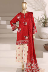 Sada Bahar Stitched 3 Piece Printed Lawn Vol-08 Suit-PR-998-RED