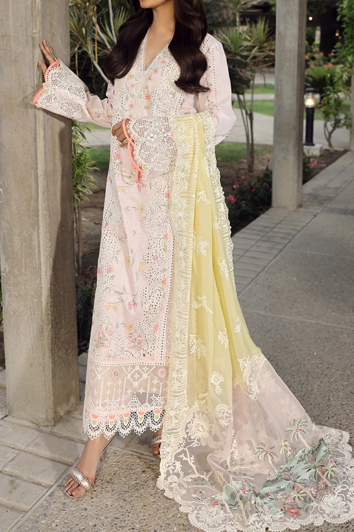 Qalamkar Unstitched 3 Piece Emb Festive Lawn Collection'2024-PS-03-Irsa