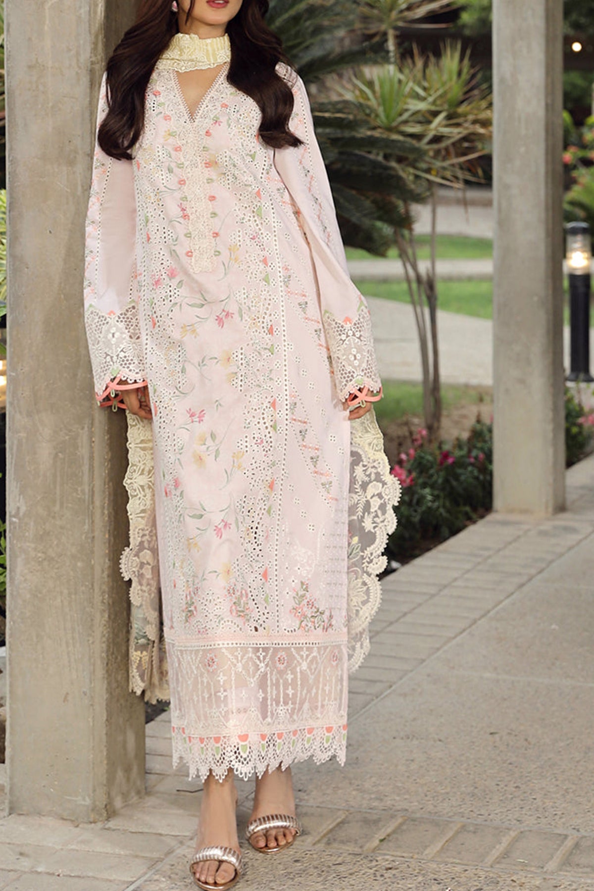 Qalamkar Unstitched 3 Piece Emb Festive Lawn Collection'2024-PS-03-Irsa