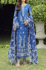 Qalamkar Unstitched 3 Piece Emb Festive Lawn Collection'2024-PS-08-Farheen