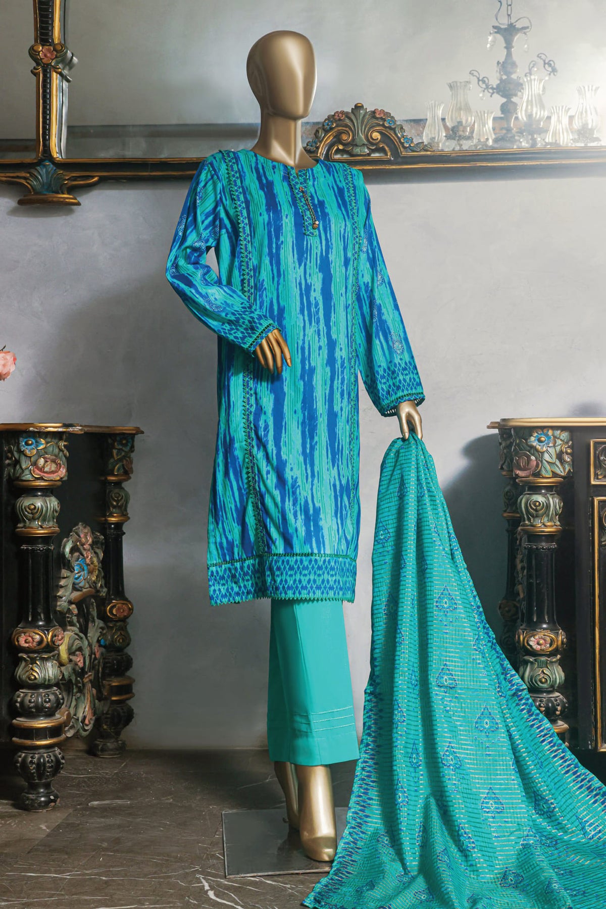 Hz Pret Printed Lawn Edition Vol-05 Collection'2023-PSC-2371