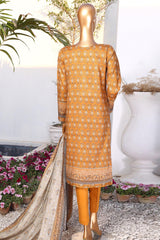 Summer Vibes By HZ Stitched 3 Piece Printed Lawn Vol-01 Collection'2024-PSL-402