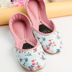 On Your Feets Pastel Pink Floral
