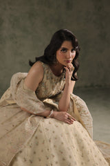 Esmeree By Imran Ramzan Unstitched 3 Piece Luxury Formals Collection'2025-Pavone d'Ivoire