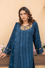 Maya By Azmeerah Stitched 3 Piece Hand Emb Chiffon Collection'2025-04-Pavorel
