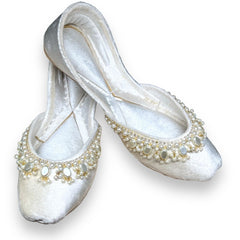 On Your Feets Emb Khussa-Pearl Lux