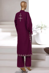 Vybe By Sada Bahar Stitched Co Ords Premium Winter Fabric Collection'2025-MEK-251-Purple