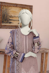 Almeerah Unstitched 3 Piece Emb Cutwork Lawn Vol-04 Collection'2025-Petal Pink Muse