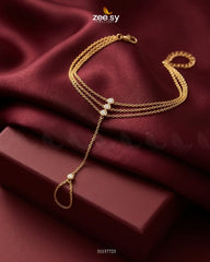 Zeesy-Petite Wave Zirconia Bracelet