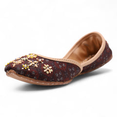 Ujaala Mughal - Maroon Jutti