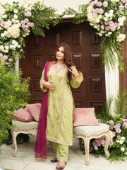 Baat Pakki Omal by Komal Stitched 3 Piece Dobby Collection'2025-Seerat