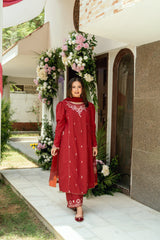 Baat Pakki Omal by Komal Stitched 3 Piece Dobby Collection'2025-Afreen
