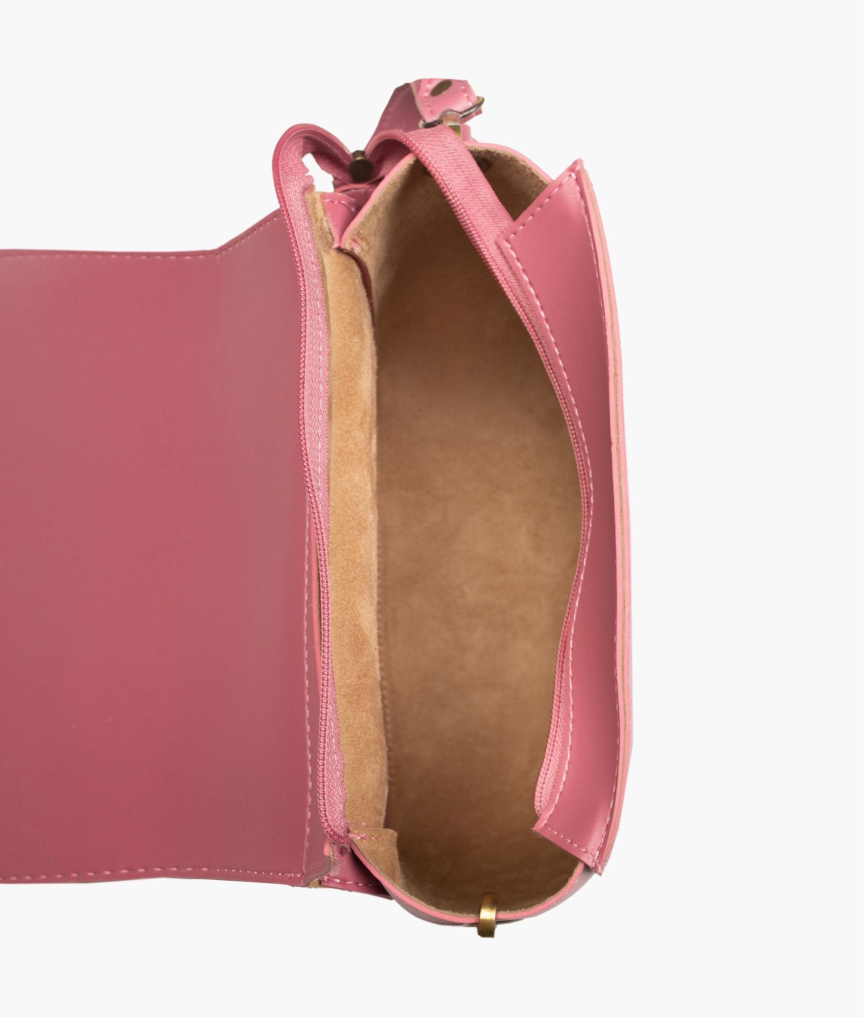 RTW Creation - Pink foldover saddle bag