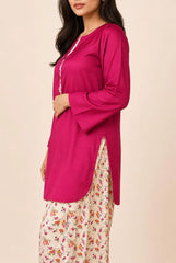 Madiha Gohar Stitched 2 Piece Lawn Suit-Rose Bloom