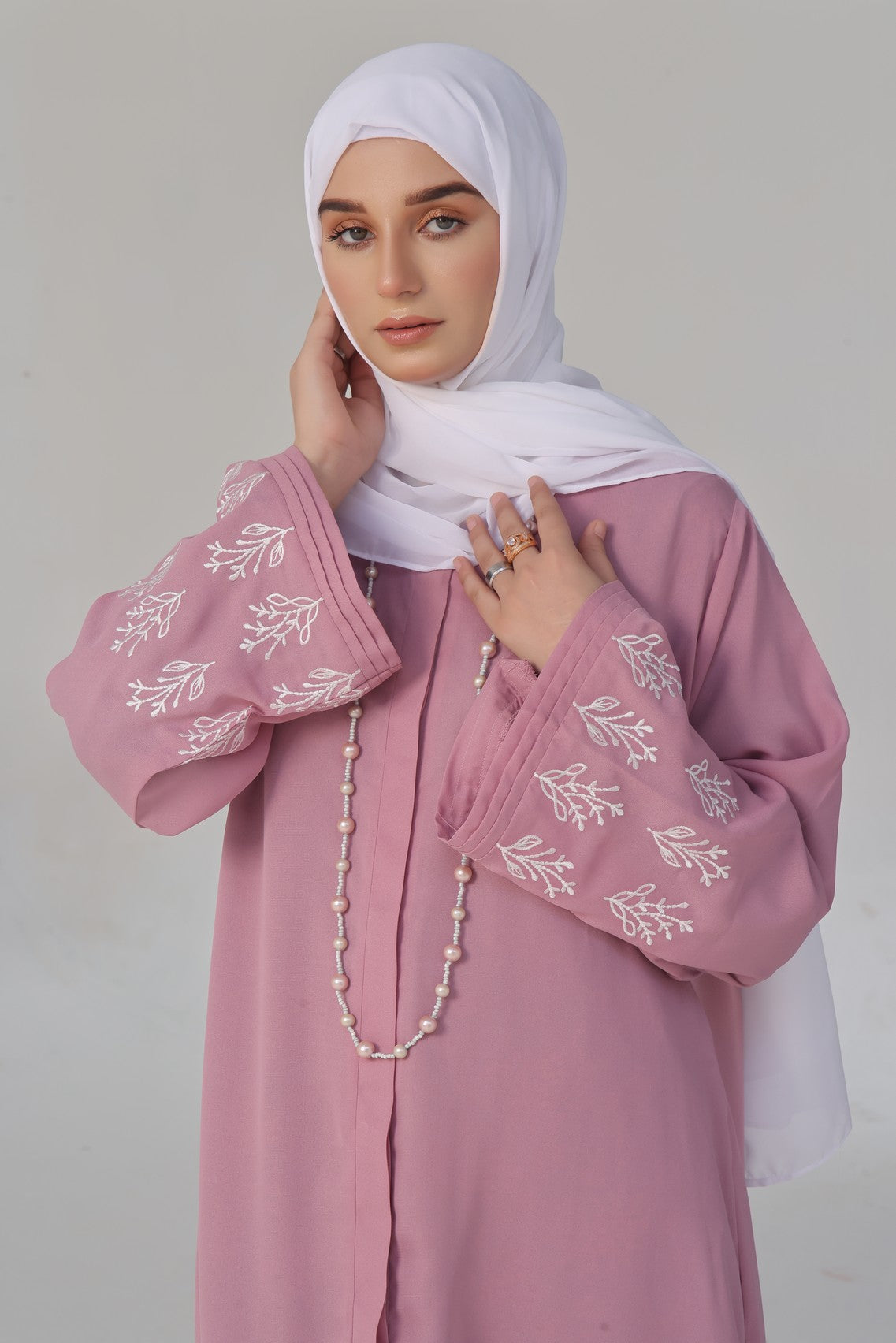 Tgm Abaya Collection-Pink Majesty