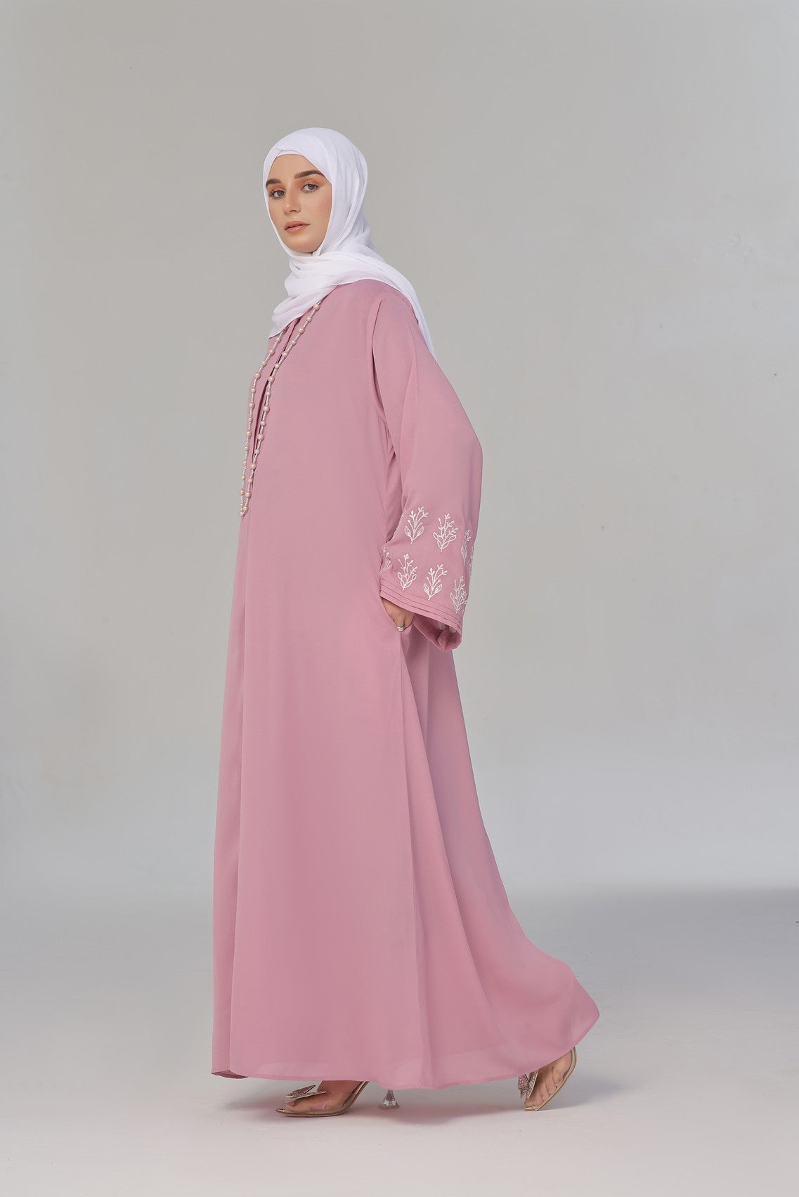 Tgm Abaya Collection-Pink Majesty