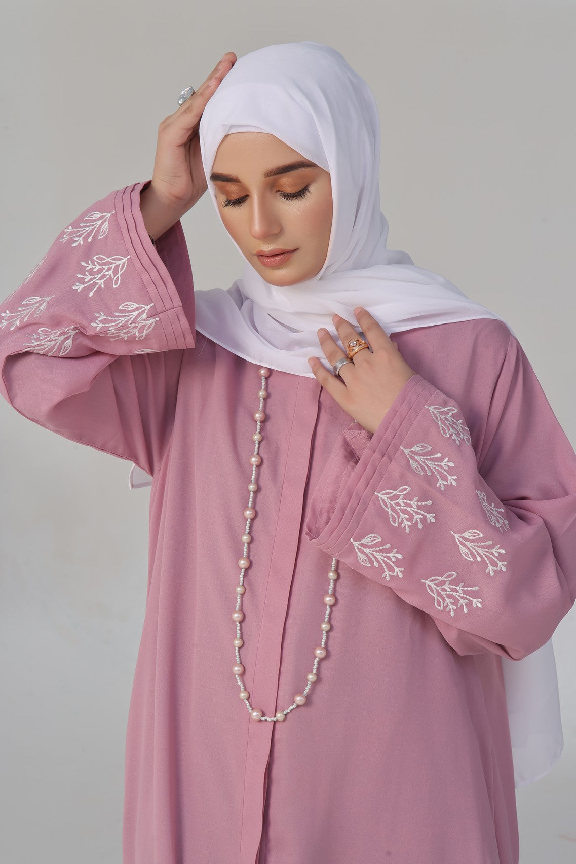 Tgm Abaya Collection-Pink Majesty