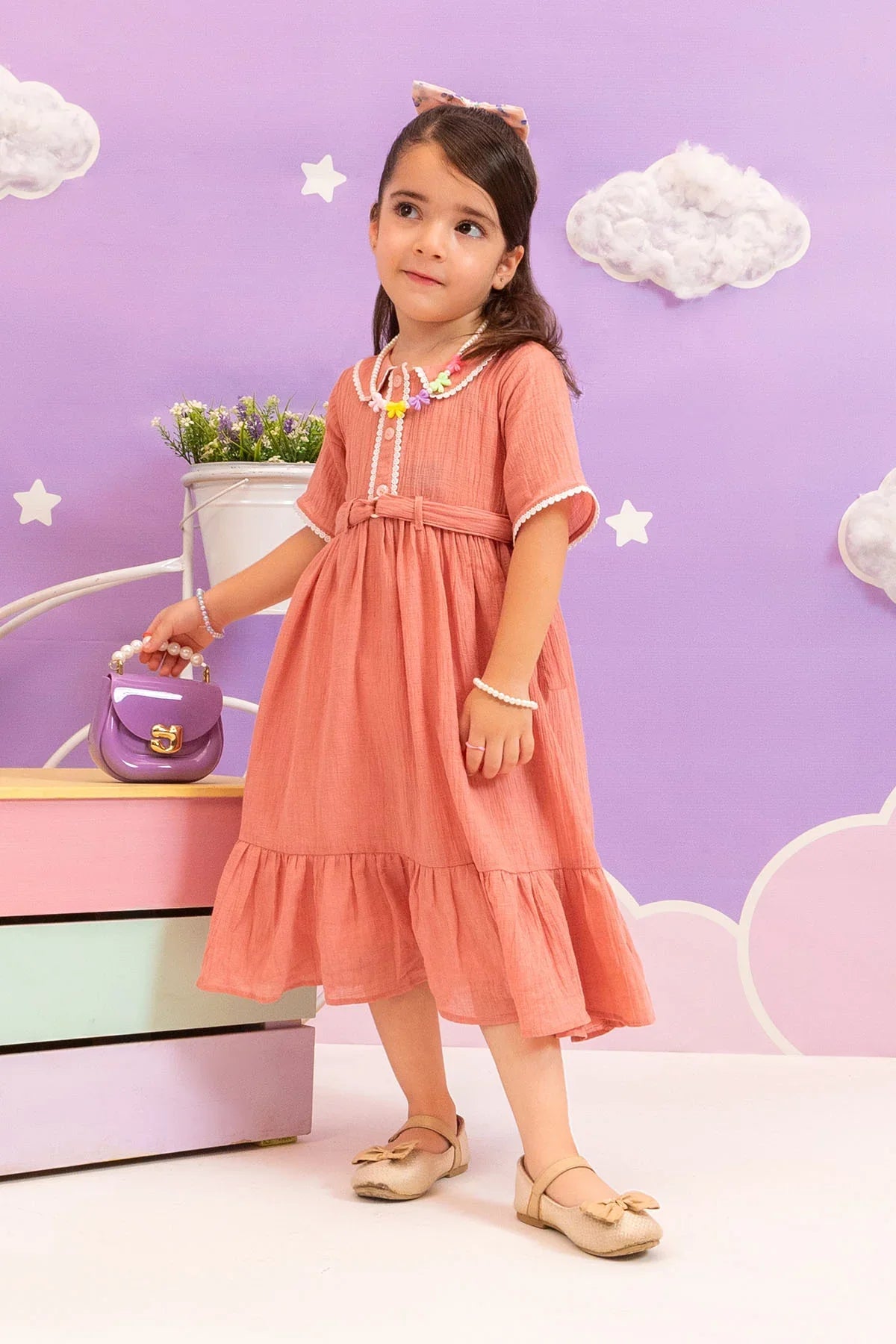 Discover the latest 2025 pink cotton dress designs for kids at Ochre. Our collection offers stylish