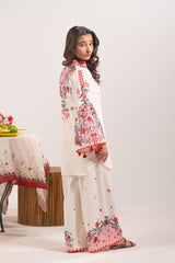 Sprinkles Stitched 2 Piece Kids Khaddar Collection-Pink Whisper