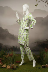 Doriya Luxe By Almeerah Stitched 2 Piece Premium Bana Dora Lawn Collection'2025-Pista Meadow Breeze